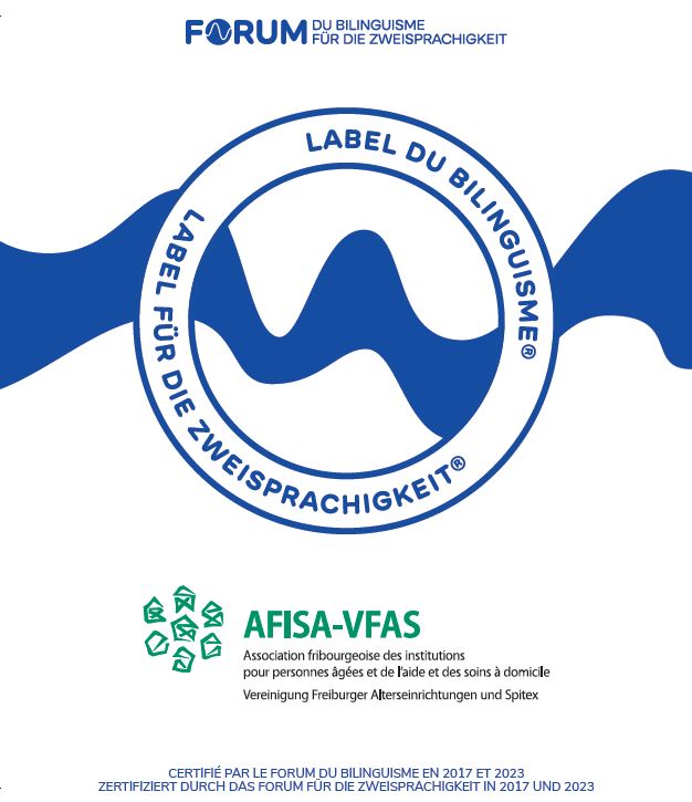 Label für die Zweisprachigkeit